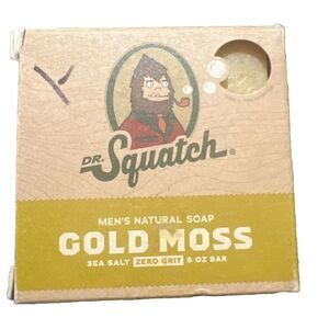 Dr. Squatch Soap Bar - Gold Moss  -‎ 5oz